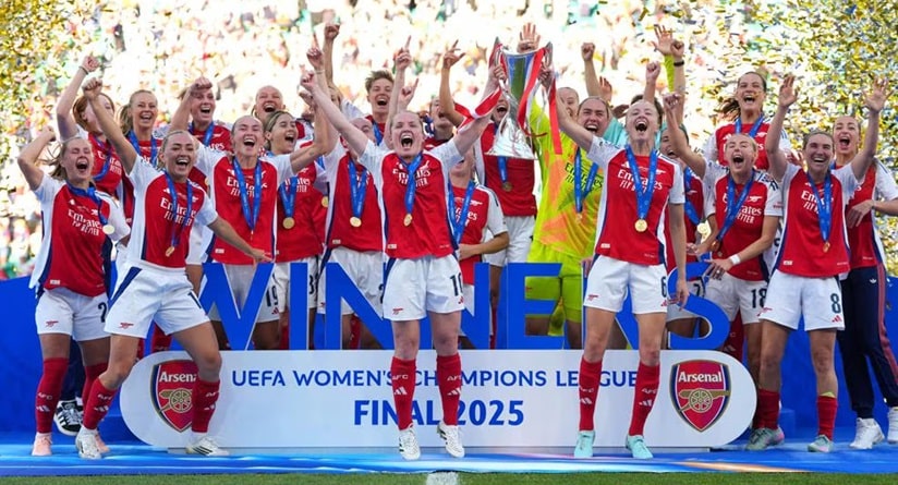 Champions League: Arsenal vence o Barcelona e conquista título feminino